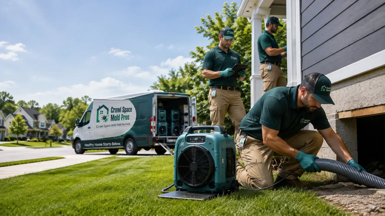 Crawl Space Mold Removal in Braidwood, IL